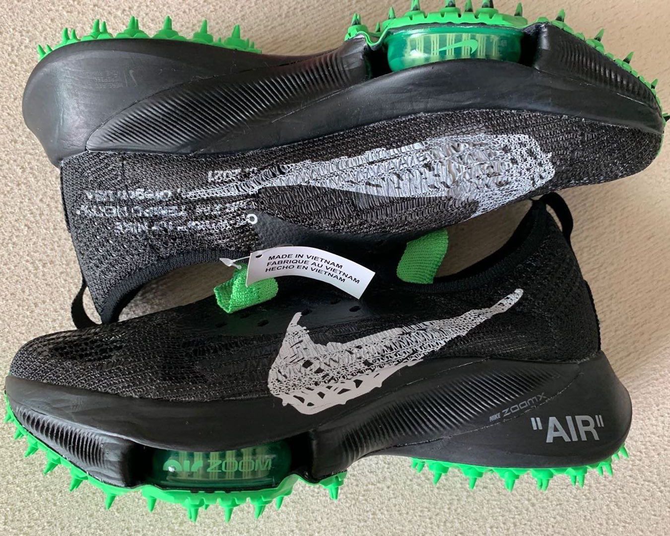 The Off-White x Nike Air Zoom Tempo NEXT% is Spine-Tingling 