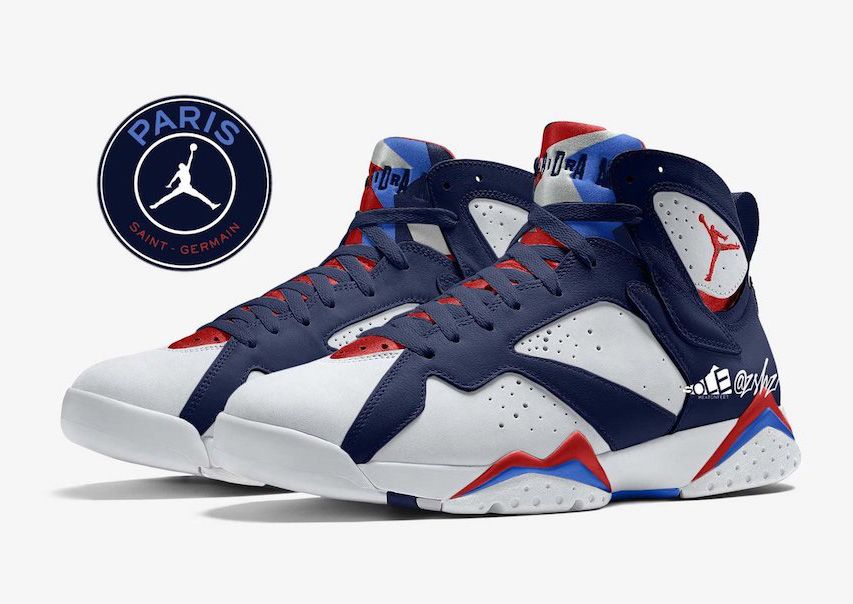 Paris SaintGermain x Air Jordan 7 'PSG' Slated for 2021  Sneaker Freaker