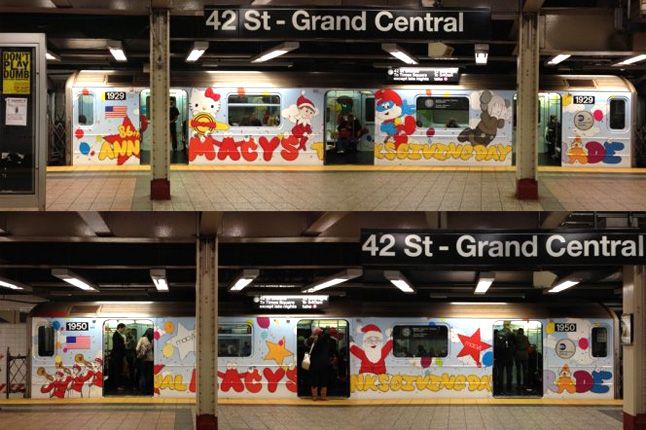 Kaws Nyc Mta Subway S Train Stickers End To End 1