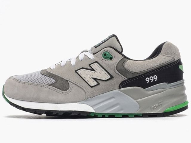 New Balance 999 (Grey/Sea Green) - Sneaker