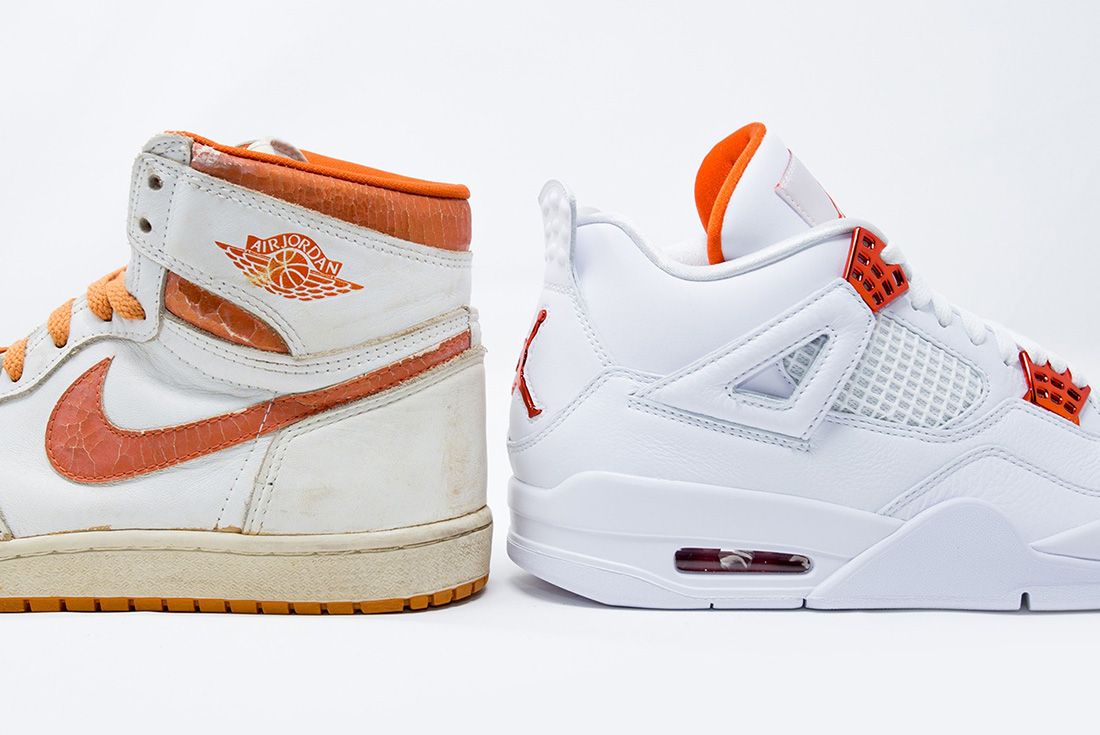 The Air Jordan 4 âMetallic Orangeâ Turns Up the Shine - Sneaker Freaker