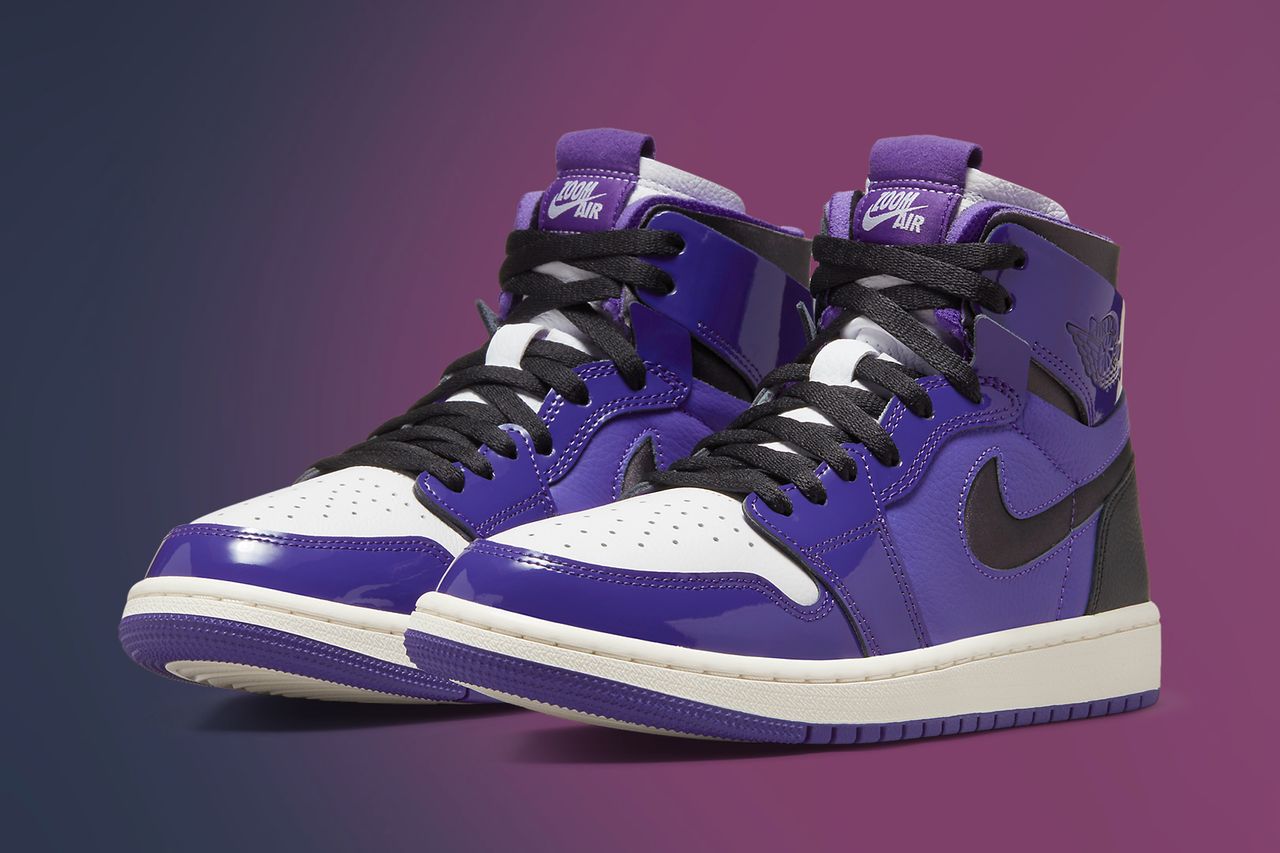 Release Info: Air Jordan 1 Zoom CMFT 'Purple Patent' CT0979-505 ...