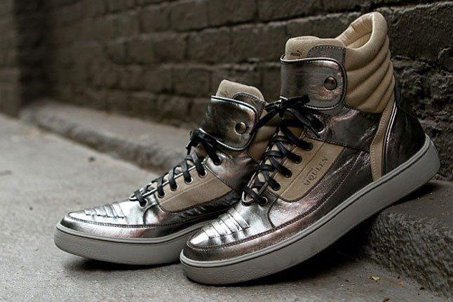 Puma Mcqueen Silver Shoes 1