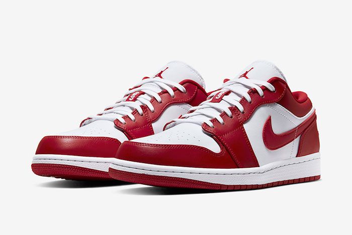 Air Jordan 1 Low Gym Red White 553558 611 Release Date Price 4Official