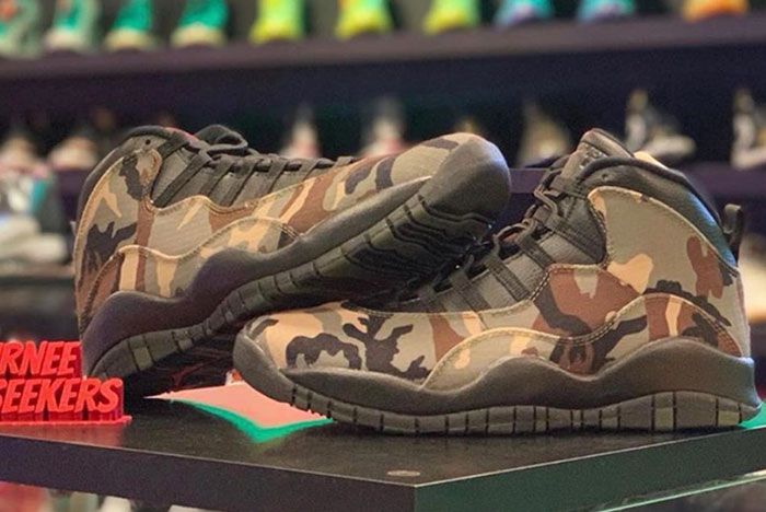 camo jordan 10