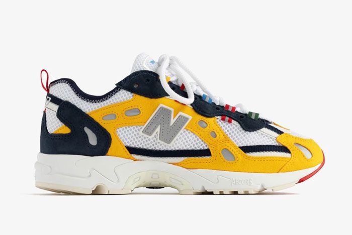 Ald Aime Leon Dore New Balance 827 Abzorb Yellow Official
