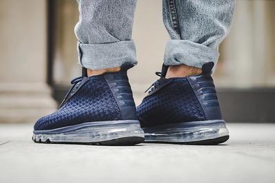 Nike Air Max Woven Boot Midnight Navy Blue 1