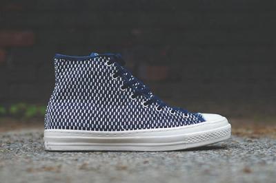 Converse Chuck Taylor All Star Hi Premium Knit Nvy Wht Sideview