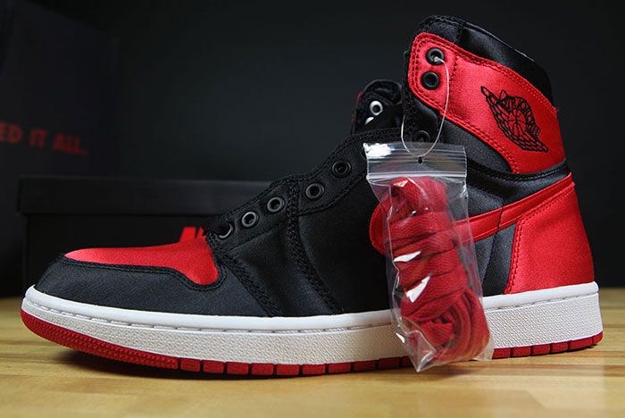 satin jordan 1 bred