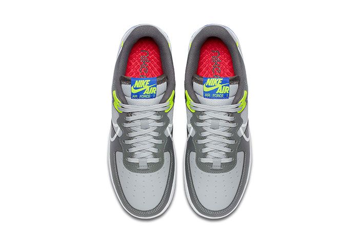 Nike Air Force 1 React Grey Heel Top