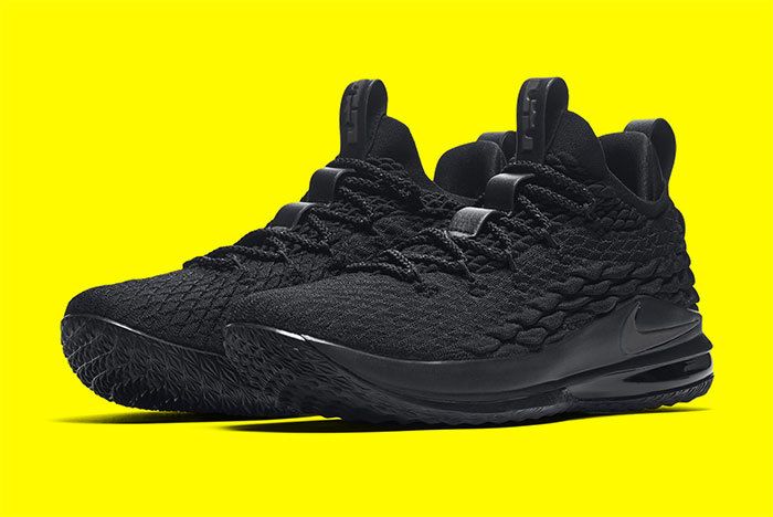 lebron xv low black