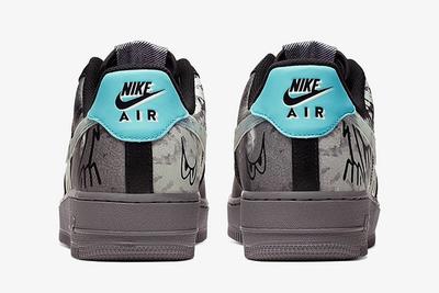 Nike Air Force 1 Graffiti Heel Shot