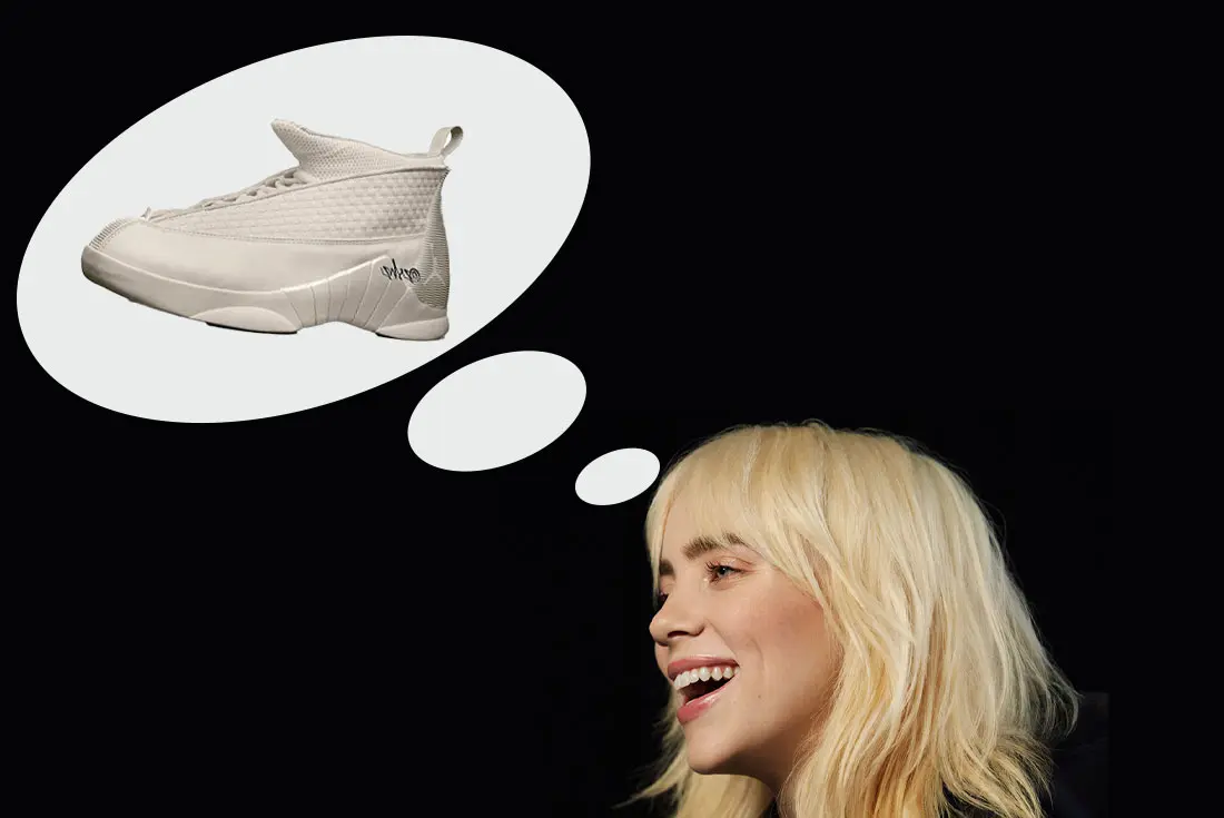 Billie Eilish Announces New Song Wearing a Louis Vuitton Face Mask, Air  Jordan Dior Sneakers