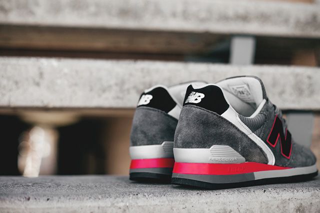 New balance 996 grey clearance burgundy