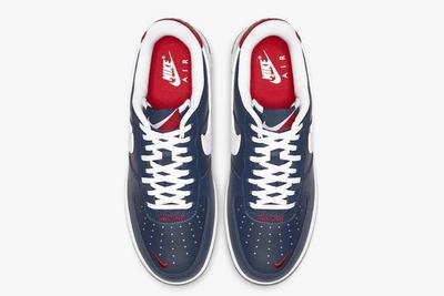 Nike Air Force 1 Blue White Red Top