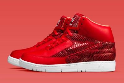 Nike Air Python Lux Red Profile