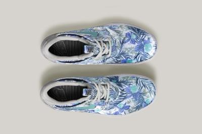 Nike Solarsoft Moccassin Hawaii Floral Purple Aerial