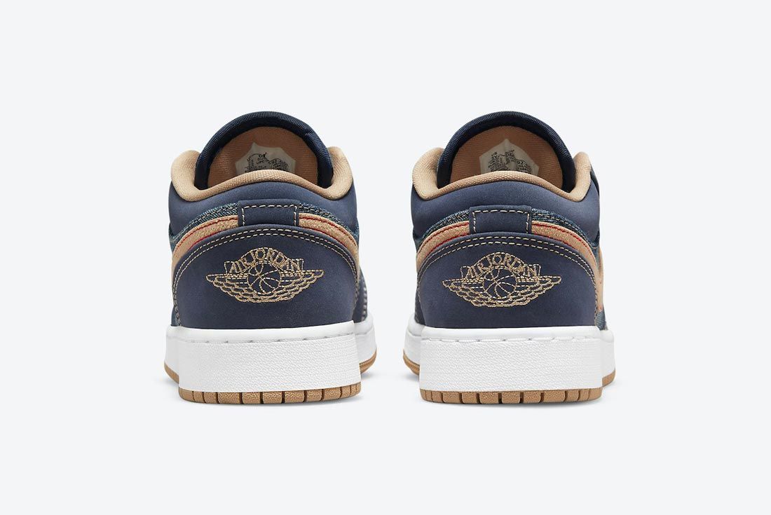 The Air Jordan 1 Low Dabbles in Denim - Sneaker Freaker