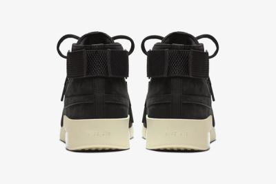 Nike Air Fear Of God Raid Black Fossil At8087 002 Release Date Heel
