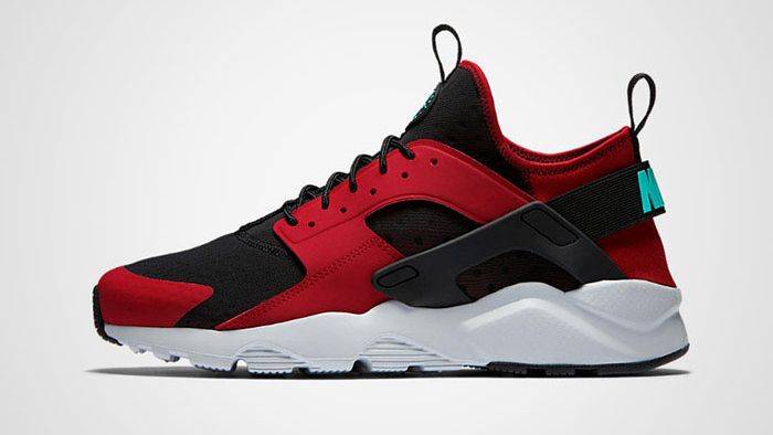 Huarache nike red and black clearance