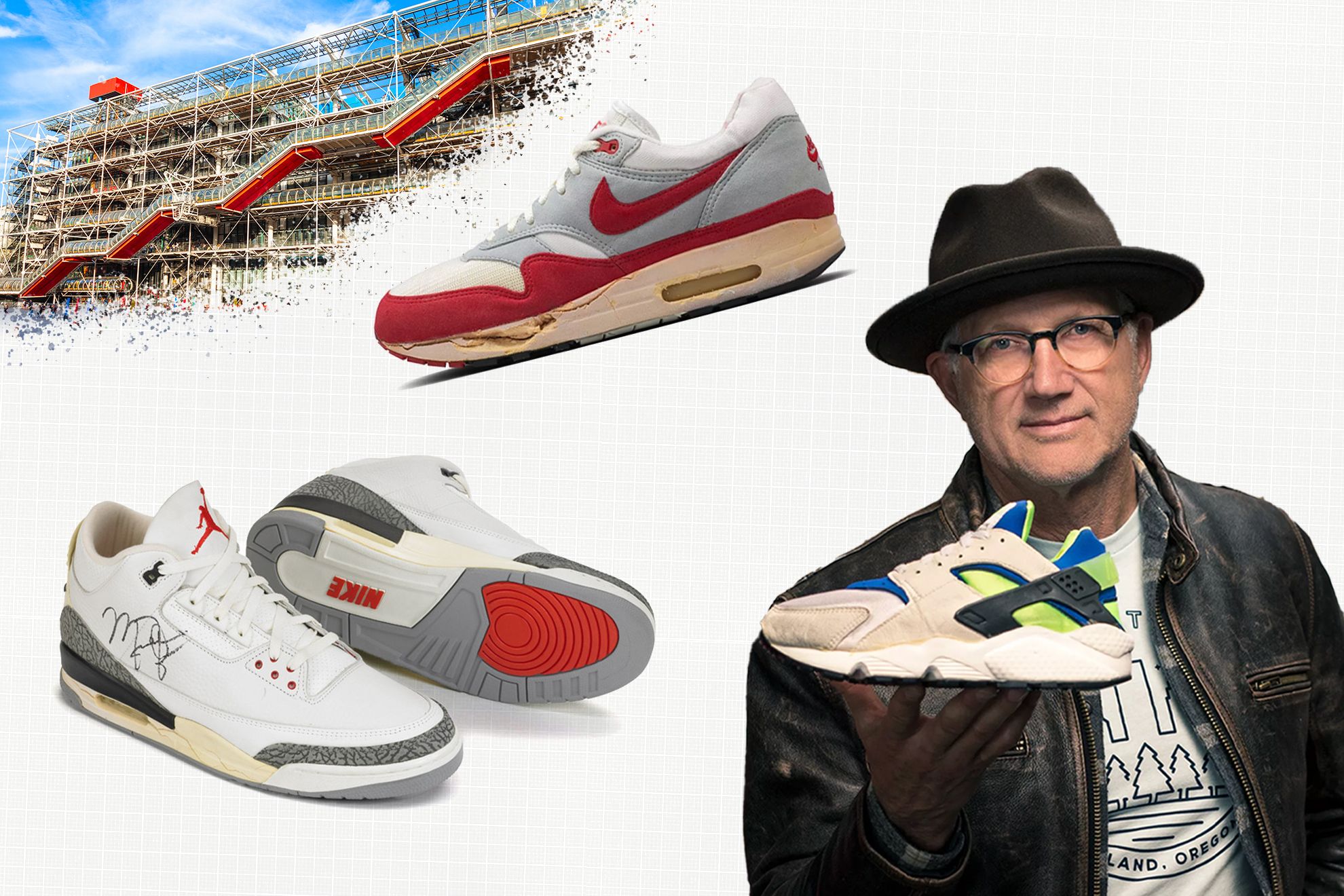 Michael jordan shops and tinker hatfield