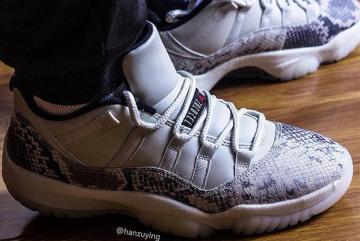 air jordan 11 snakeskin low