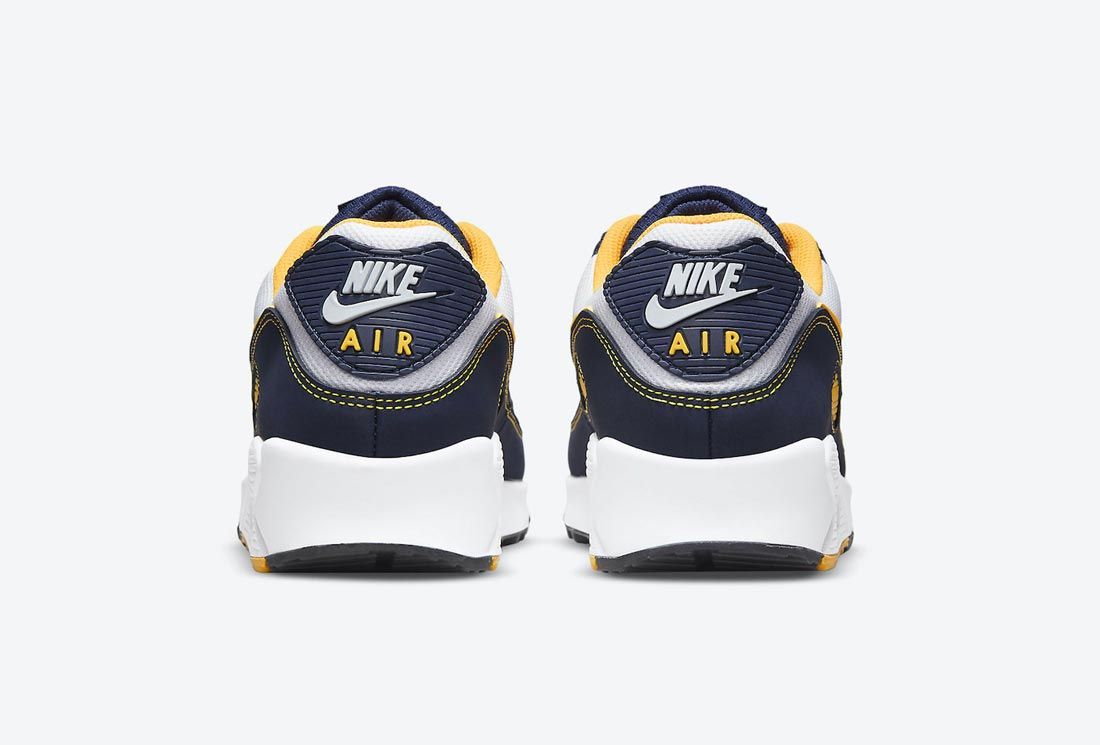 navy and gold air max