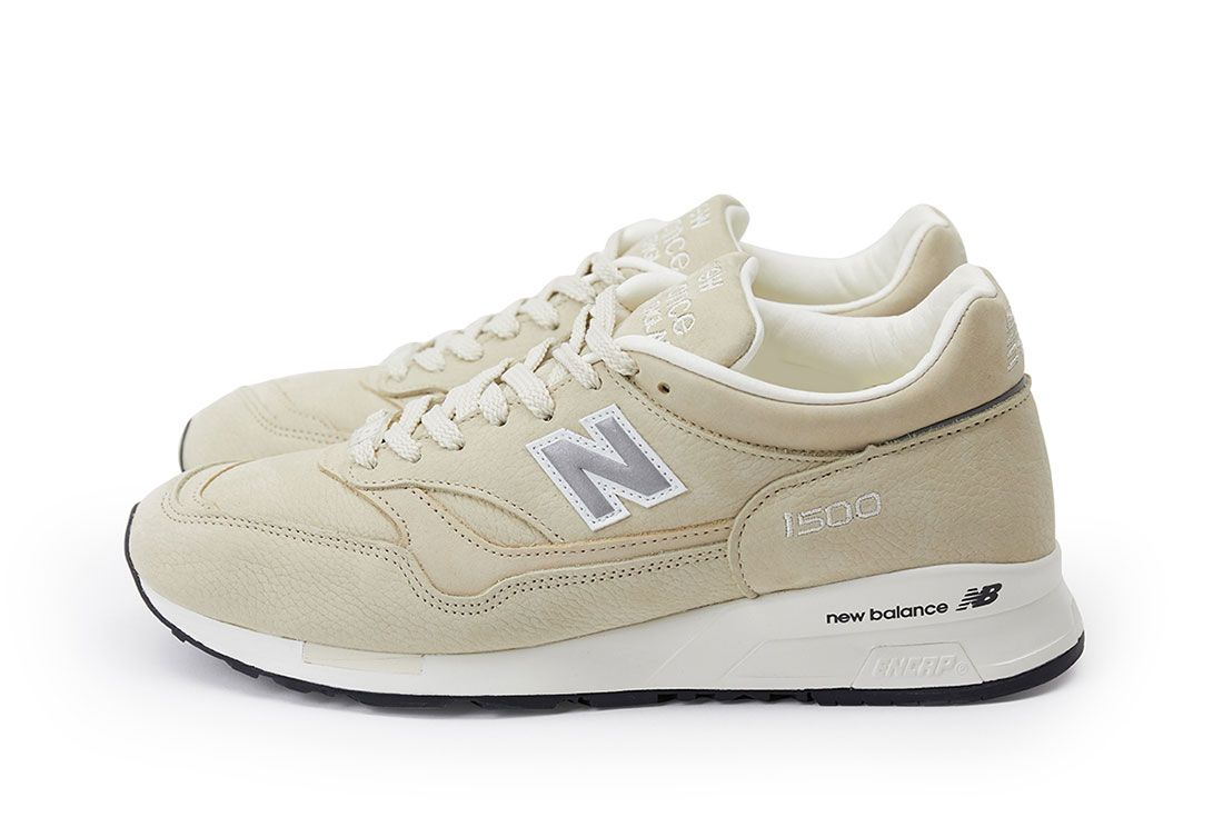 Pop New Balance 1500 Pearl White Pair Side