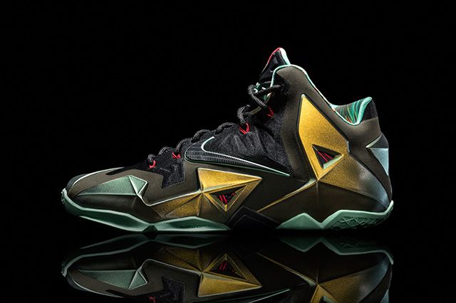 Lebron 11 black clearance and gold