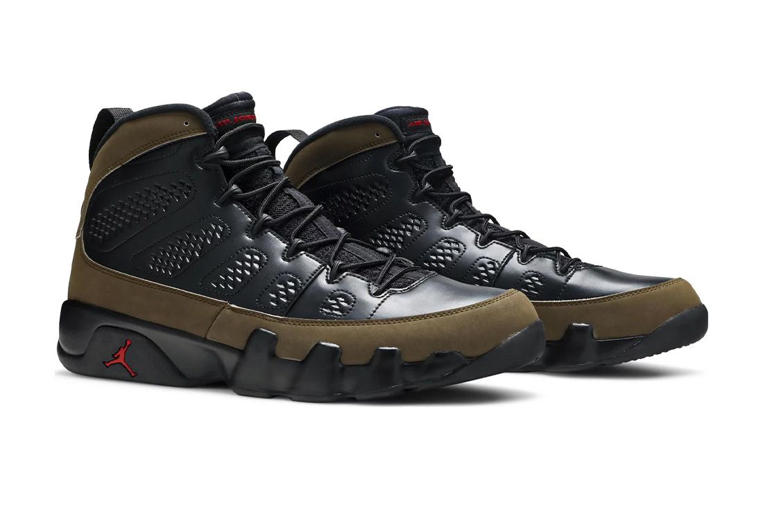 Jordan 9 clearance olive green