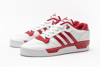 Adidas Rivalry Low White Red Ee4967 Front Angle