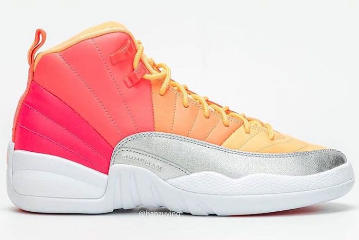 Air Jordan 12 Gs Hot Punch 510815 601 Release Date Pricing 1 Side