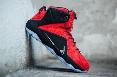 Nike Le Bron 12 Red Paisley 1