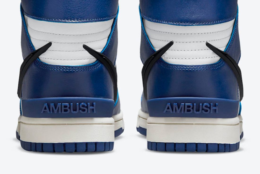 Official Pics of the AMBUSH x Nike Dunk High 'Deep Royal' - Sneaker Freaker