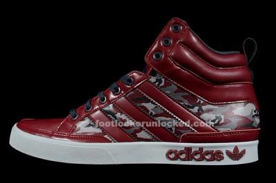 Adidas Top Court Camo Cardinal Profile 1