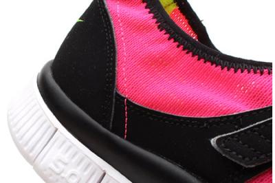Nike Free Sock Racer Candy Pack Flash Pink Heel 1