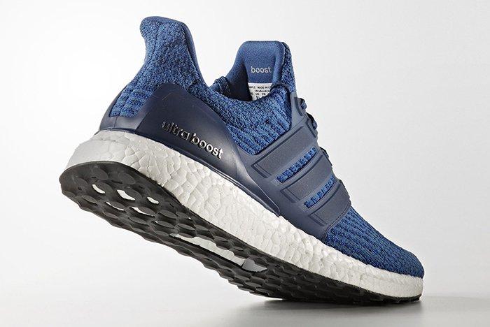ultra boost blue and black