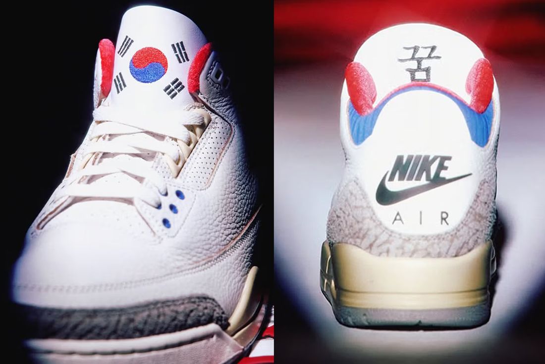 Hinh anh 8: Air Jordan 3 ‘Seoul’ 2025 va 2018 cung cac chi tiet thiet ke