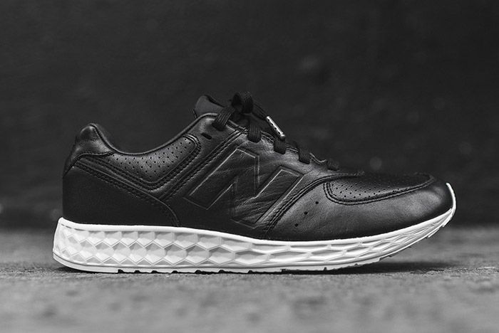 New Balance 574 Fresh Foam Black Leather 3