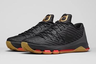 Nike Kd8 Ext Gold Black Woven Bump 1