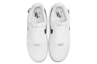 Nike Air Force 1 White Zippered Swoosh Top
