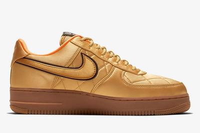 Nike Air Force 1 Low Cu6724 777 Gold Medial