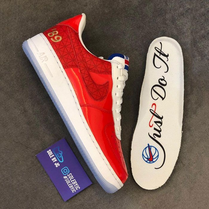 Nike Air Force 1 Celebrates Pistons 1989 Playoff Clean Sweep Releases