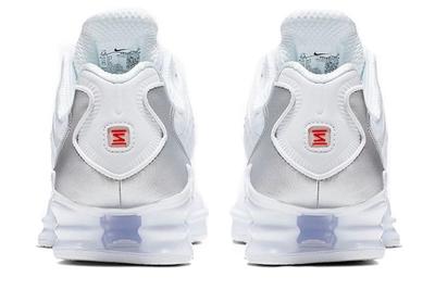 Nike Shox Tl Metallic White Heel