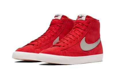 Nike Blazer Mid Vintage Red Cj9693 600 2 Pair