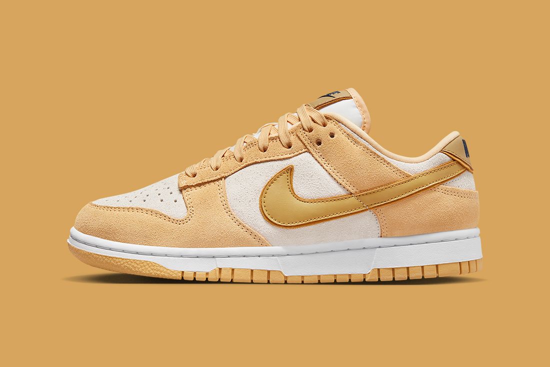 This Nike Dunk Low Has Been Adorned in ‘Gold Suede’