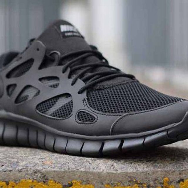 Nike Free Run +2 (Triple Black) - Sneaker