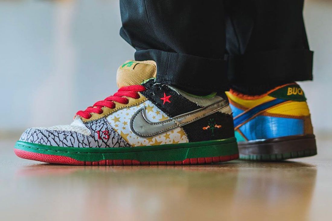 Nike Sb What The Dunk On Foot
