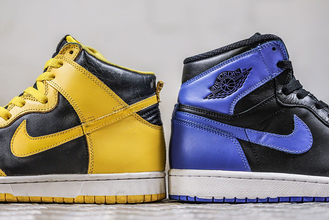 difference between sb dunk and jordan 1