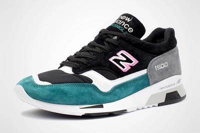 New Balance 1500 Made In England Teal Pink White Black 3